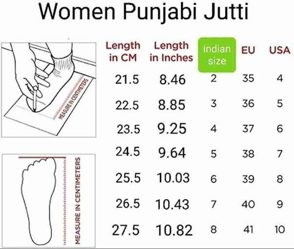 Handcrafted leather Punjabi Jutti with pearl and chamki work